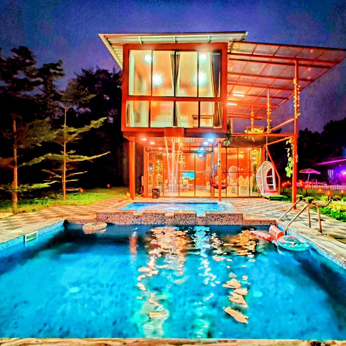Crystal Springs Villa - A Picture-Perfect Retreat W Pool, Hammock, Gazebo Karjat Dış mekan fotoğraf