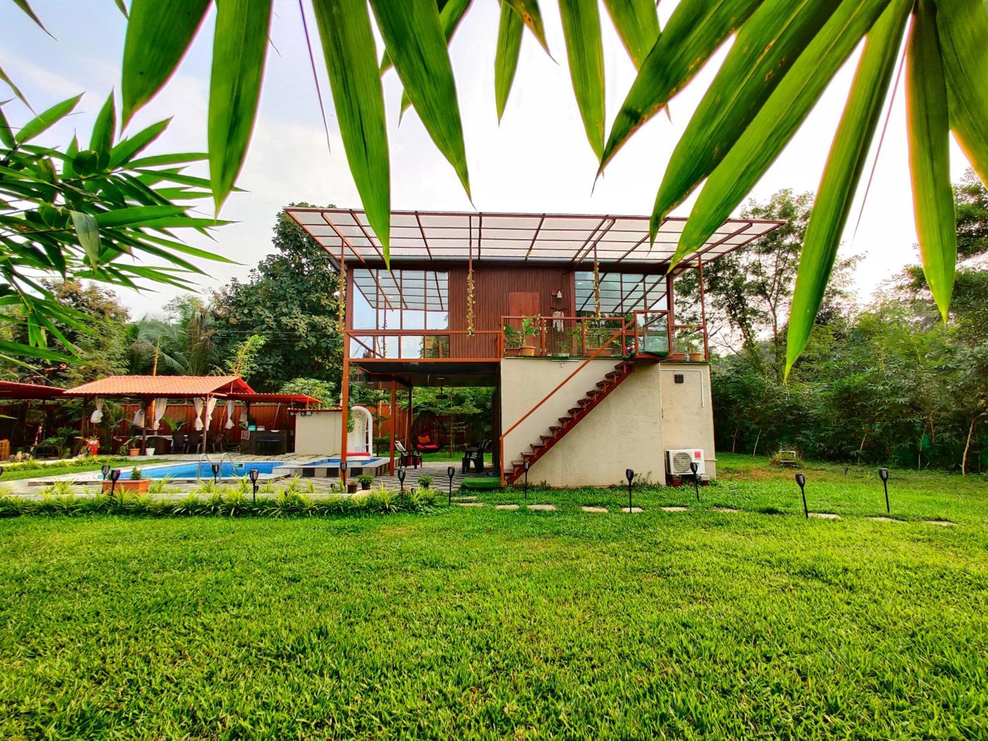 Crystal Springs Villa - A Picture-Perfect Retreat W Pool, Hammock, Gazebo Karjat Dış mekan fotoğraf