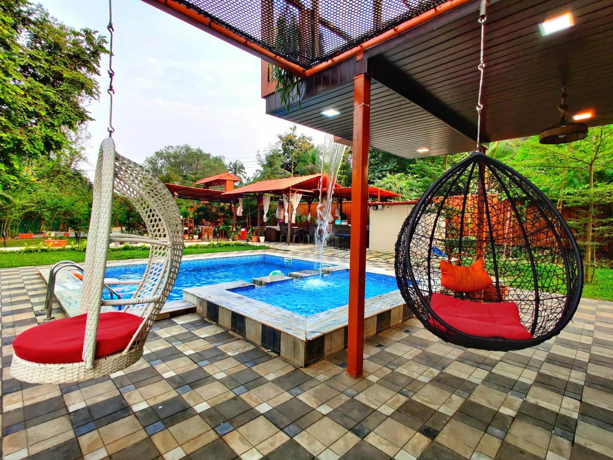 Crystal Springs Villa - A Picture-Perfect Retreat W Pool, Hammock, Gazebo Karjat Dış mekan fotoğraf
