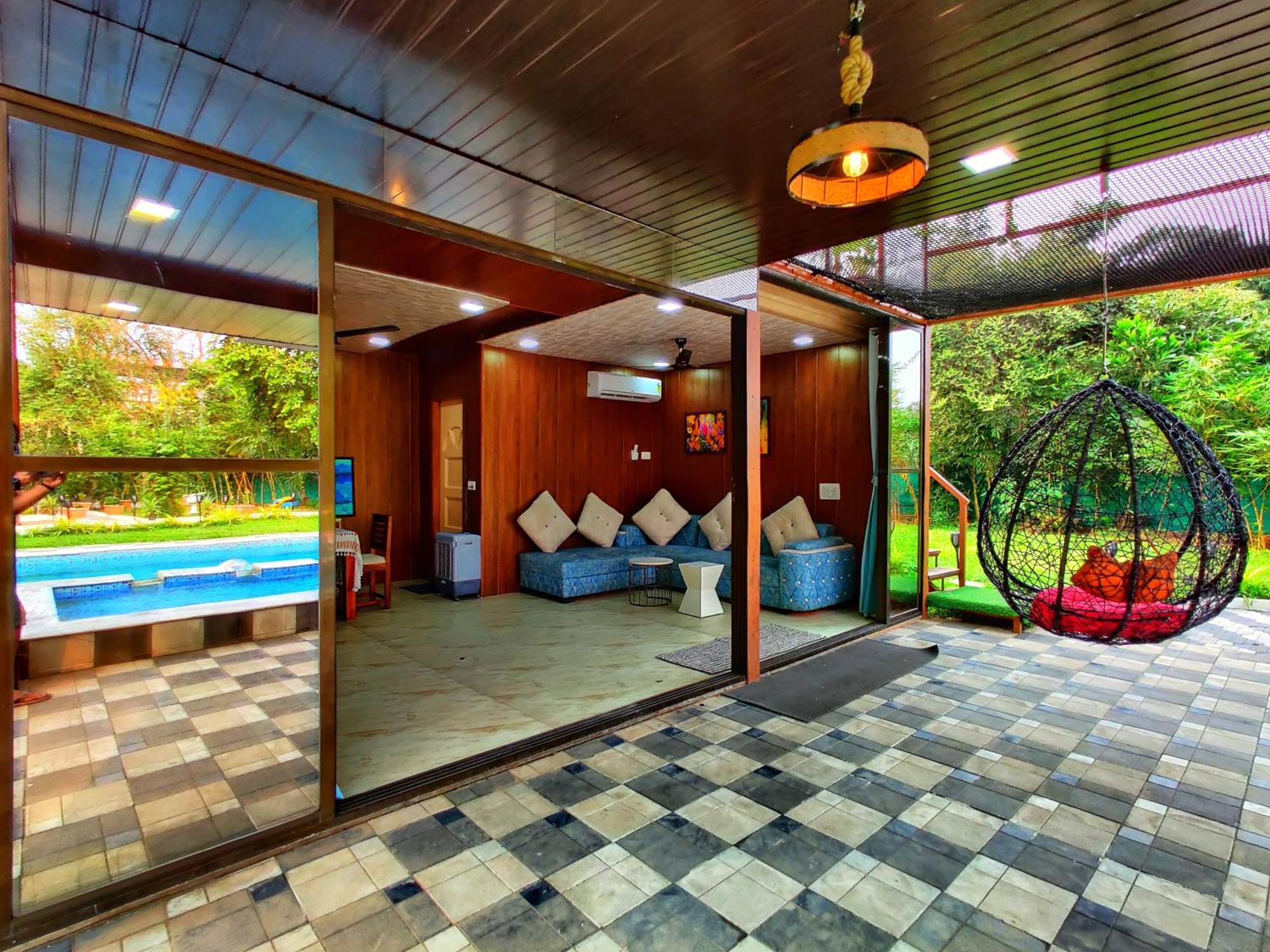Crystal Springs Villa - A Picture-Perfect Retreat W Pool, Hammock, Gazebo Karjat Dış mekan fotoğraf