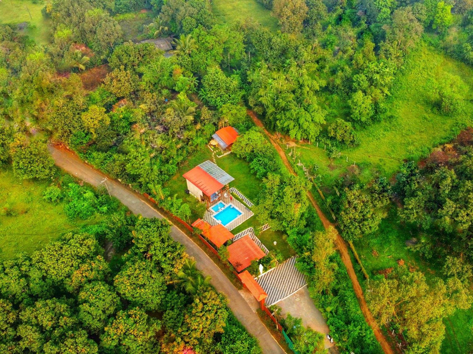 Crystal Springs Villa - A Picture-Perfect Retreat W Pool, Hammock, Gazebo Karjat Dış mekan fotoğraf